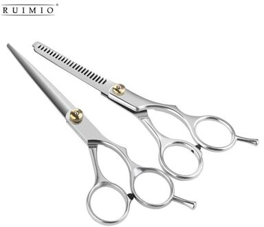 Ruimio 2 Pcs Salon Professionele Kapper Haar Knippen Dunner Schaar Scharen Hairdressing Set Styling Tool Kapsalon Kappers