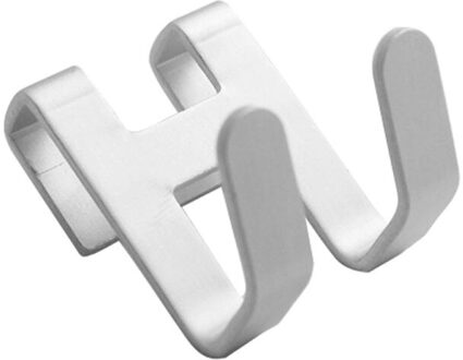 Ruimte Aluminium Douche Glazen Deur Haak Gratis Gat Handdoekenrek Hanger Sleutel Organizer