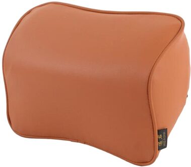 Ruimte Memory Foam Auto Lendensteun Auto Nekkussen Hoofdsteun Hoofd Terughoudendheid geel