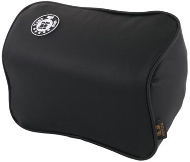 Ruimte Memory Foam Auto Lendensteun Auto Nekkussen Hoofdsteun Hoofd Terughoudendheid zwart