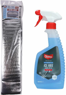 Ruitenontdooier spray - voor auto - 500 ml - antivries sprays - winter/vorst - incl. anti-vorstdeken