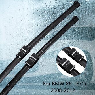 Ruitenwissers Blade Forbmw X6 E71 F16 Van Auto Accessoires Voor Auto rubber Ruitenwisser 2008 - 2012 ( E71 )