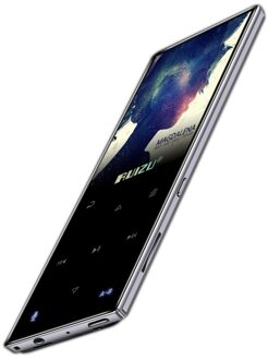 Ruizu D29 Metalen Bluetooth Lossless Hifi MP3 Speler MP4 Music Video Player Met Ingebouwde Luidspreker Ondersteuning Fm, opname, E-Book,Cloc