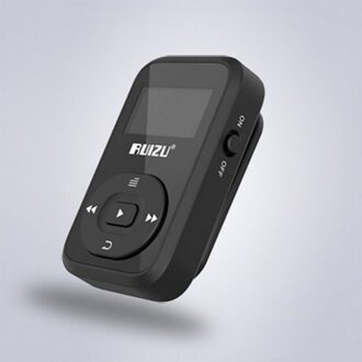 Ruizu Sport Audio Mini Bluetooth Mp3 Speler Muziek Audio Mp 3 Mp-3 Met Radio Digitale Hifi Hi-Fi Screen Fm Flac usb 8Gb Clip Lcd zwart
