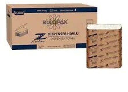 Rulopak Z Vouw Dispenser Handdoek 200'lü 12 Pakket 21X22.5 Cm 440355281