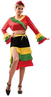Rumba Danseres Kostuum Vrouw Multikleur - Print