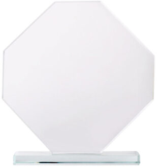 Rumbo kristallen trofee Wit - One size