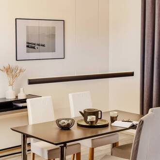 Runa LED hanglamp, zwart, lengte 152 cm zwart mat