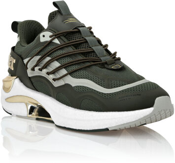 Runner Sneaker Druk //Gen.x.04 - maat EU 36 Groen