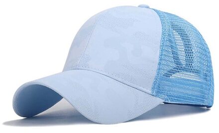 Running Caps Paardenstaart Baseball Cap Vrouwen Messy Bun Snapback Zomer Mesh Hoeden Verstelbare Sport Running Caps