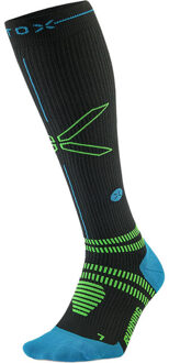 Running Compressie Sokken Heren grijs/blauw - M1