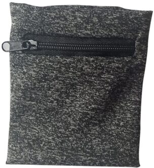 Running Sport Rits Pols Portemonnee Pouch Arm Band Tas Voor MP3 Key Card Opbergtas Case Badminton Basketbal Polsband Zweetband grijs