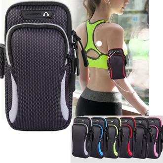 Running Sports Phone Case Arm Band Bag For IPhone 11 Pro Max Xiaomi Huawei Samsung S20 P30 GYM Armbands 6.5“”For Airpods Bag