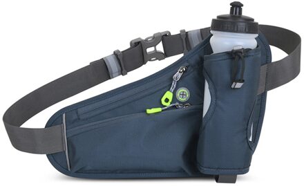 Running Taille Zakken Waterfleshouder Outdoor Camping Wandelen Fitness Mannen Vrouwen Fiets Fietsen Riem Sport Fanny Packs grijze kleur