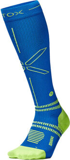 Running Ultralight Compressie Sokken Heren blauw/geel - M2