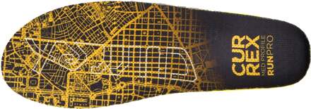 RunPro Med Inlegzooltje-Geel,Zwart - XL