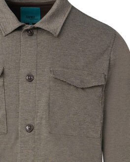 Runway emilio overshirt Houtskool - L