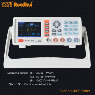 RuoShui VC4090 Series Digital Bridge Capacitance Resistance Inductance Measure LCR Meter Electrical Electronic Component Tester
