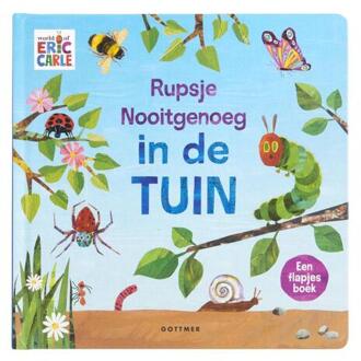 Rupsje Nooitgenoeg, in de tuin. 1+