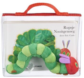 Rupsje Nooitgenoeg + pluchen rups - Boek Eric Carle (9025732453)