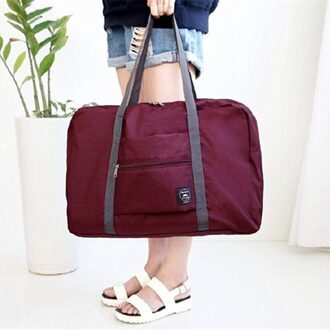 RUPUTIN vrouwen Reistassen Kleding Bagage Organizer Collatie Pouch Gevallen Accessoires Levert Waterdichte Zakken Vouwen wijn rood