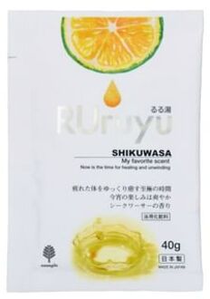Ruruyu Bath Salt Shikuwasa 40g