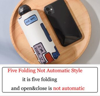 Rusland Game Opvouwbare Paraplu Regen Vrouwen Zwarte Coating Parasols Art Pocket Parasol Anti-Uv Paraguas Jongens Guarda Chuva 5fold not automatic