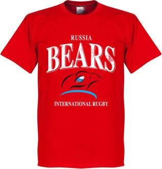 Rusland Rugby T-Shirt - Rood - XXXL