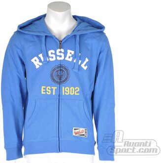 Russell Athletic Full zip Hooded Sweat - Sportieve Vesten Blauw - 128