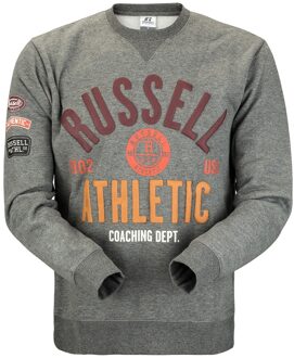 Russell Athletic Men Crewneck Sweatshirt - Grijs - Heren - maat  S