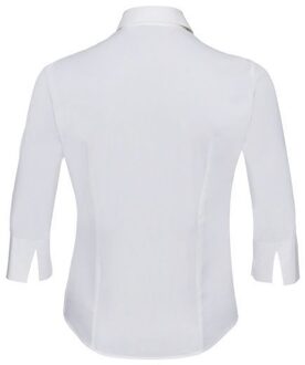 Russell Athletic Russell Collectie Dames/Dames 3/4 Mouw Easy Care Gevoelig overhemd (Wit)