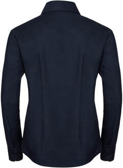 Russell Athletic Russell Collectie Dames/Dames Lange Mouw Easy Care Oxford Shirt (Zwart) - 6XL