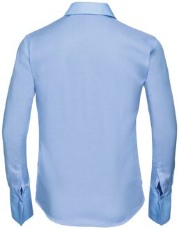 Russell Athletic Russell Collectie Dames/Dames Lange Mouw Ultiem Niet-Ijzershirt (Heldere lucht) Blauw - XS