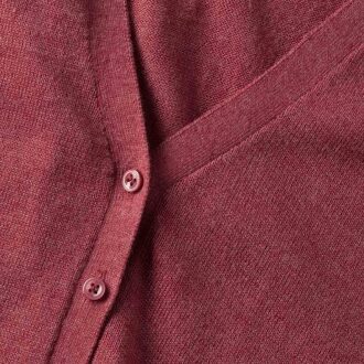 Russell Athletic Russell Collectie Dames/Dames V-hals Gebreid Vest (Houtskool mergel) - maat