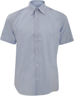 Russell Athletic Russell Collectie Heren Korte Mouw Easy Care op maat gemaakt Oxford Shirt (Oxford Blauw) - 18.5 inch