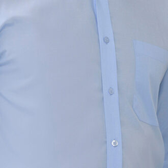 Russell Athletic Russell Collectie Heren Lange Mouwen Ultiem Niet-Ijzershirt op maat gemaakt (Heldere lucht) Blauw