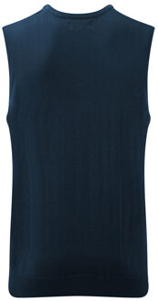 Russell Athletic Russell Collectie Heren V-hals Mouwloos Gebreide Trui-trui-top / Trui-trui (Franse marine) - maat M Navy