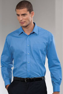 Russell Athletic Russell Collectie Herenshirt met lange mouwen (Bedrijfsblauw) - 15.5 inch