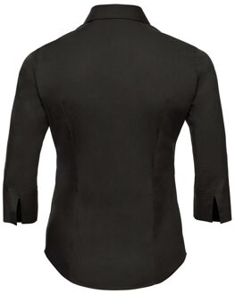 Russell Athletic Russell Collection Dames/Dames Easy-Care 3/4 mouw Formeel Overhemd (Zwart) - EU 44 / UK 16