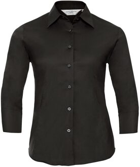 Russell Athletic Russell Collection Dames/Dames Easy-Care 3/4 mouw shirt (Zwart) - EU 38 / UK 10