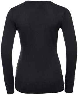 Russell Athletic Russell Collection Dames/Dames Marl V Hals Sweatshirt (Zwart) - maat 4XL