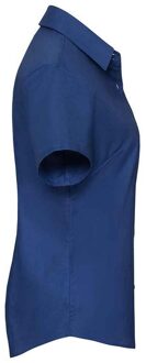 Russell Athletic Russell Collection Dames/Dames Oxford Overhemd Met Korte Mouwen (Helder Koningsblauw) Navy/blauw