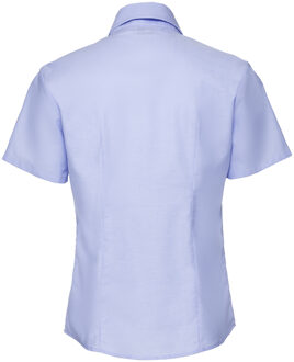 Russell Athletic Russell Collection Dames/Dames Oxford Overhemd Met Korte Mouwen (Oxford Blauw) - L