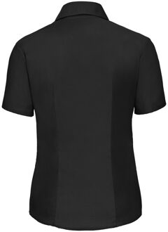 Russell Athletic Russell Collection Dames/Dames Oxford Overhemd Met Korte Mouwen (Zwart) - XS