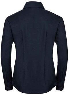 Russell Athletic Russell Collection Dames/Dames Oxford Overhemd Met Lange Mouwen (Heldere marine) Navy/blauw - 3XL