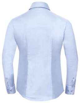 Russell Athletic Russell Collection Dames/Dames Oxford Overhemd Met Lange Mouwen (Oxford Blauw)