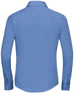 Russell Athletic Russell Collection Dames/Dames Poplin met Lange Mouwen Formeel Overhemd (Bedrijfsblauw) - EU 46 / UK 18