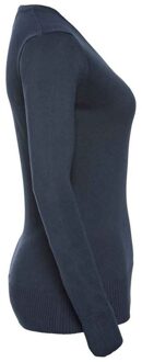 Russell Athletic Russell Collection Dames/Dames Sweatshirt Katoen Acryl V Hals (Franse marine) Navy - EU 38 / UK 10