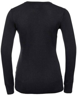 Russell Athletic Russell Collection Dames/Dames Sweatshirt Katoen Acryl V Hals (Zwart) - EU 46 / UK 18