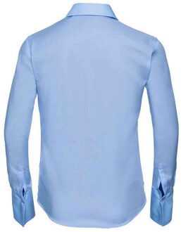 Russell Athletic Russell Collection Dames/Dames Ultimate Non-Iron Shirt met Lange Mouwen (Heldere lucht) Blauw - EU 40 / UK 12